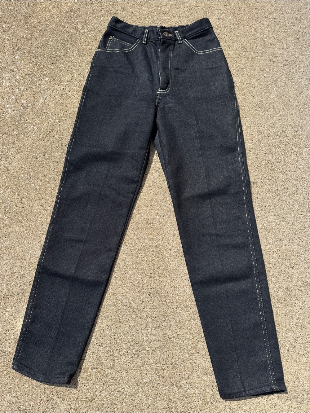 Girls Vintage 90s Gitano Black Denim Jeans Size 12